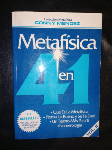Libro Metafísica 4 En 1 Vol 2 Conny Méndez Formato Grande
