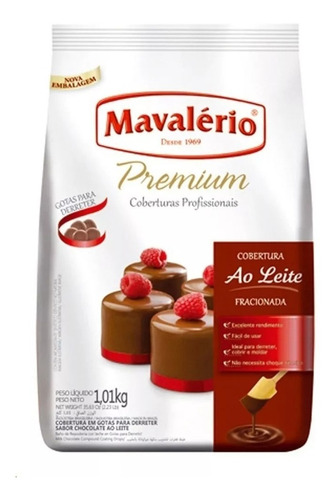 Gotas Chocolate Ao Leite Fracionado 1,01kg Mavalerio