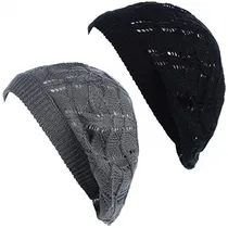 Comprar Gorros Sombreros Y Boinas De Punto Gris Oscuro Talla Única