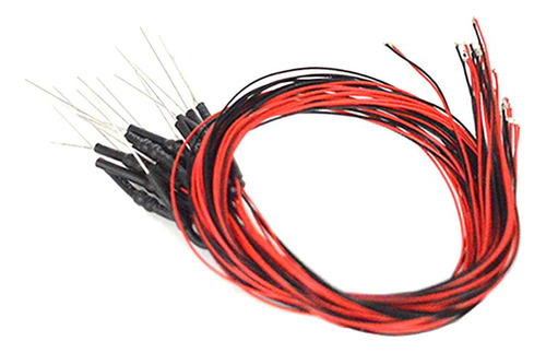 20 Piezas 30cm 12v Pre Cableado Led Lámpara De Luz Verde