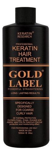 Gold Label - Tratamiento Profesional De Queratina Brasileña