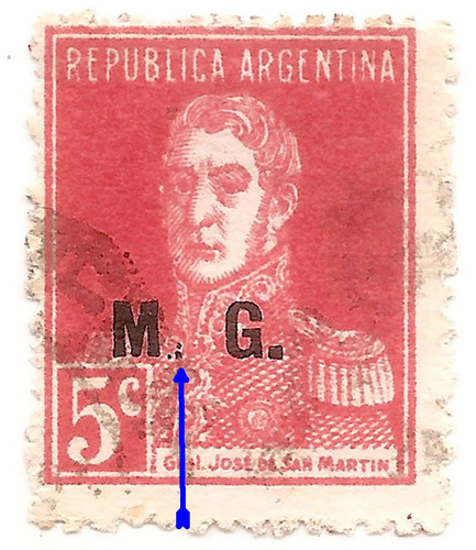 Argentina Servicio Oficial 194 Gj 185d Variedad Punto Incomp