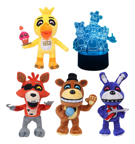 Five Nights Harem Freddy Peluche Muñeca Juego De 5 Piezas