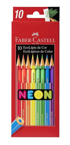 Imagen 9 de 10 de Combo Ecolápices Neón+pastel+metálicos Faber-castell