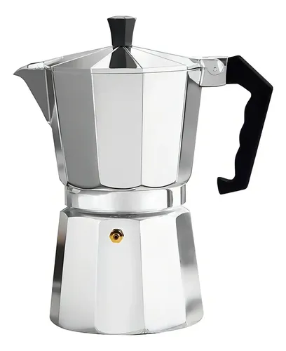 Cafetera Italiana De Aluminio 6 Tazas Cafe Desayuno