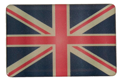 Adesivo Bandeira Reino Unido Resinado 4x6cm Bd8