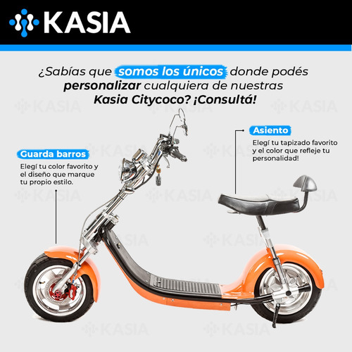 Moto Electrica Citycoco Kasia Fortius Certificado Eec