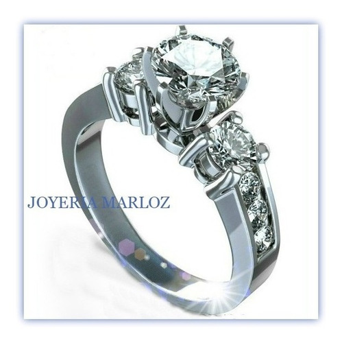 Anillo Compromiso 105ct  Gh Vs2 14kt Certificado