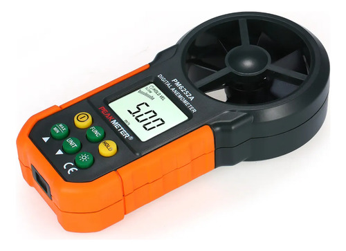 Yn Anemómetro Peakmeter Cfm Portátil Mide Velocidad Del