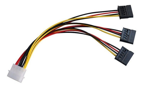 Cable Convertidor De 1 Ide Molex  A 3 Ata Sata