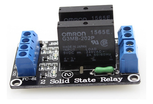 Modulo De 2 Relevadores Estado Solido Ssr 5v Relay - Arduino