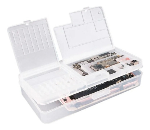 Caja Plastica Celulares Organizador Apilable Placa Ss001a
