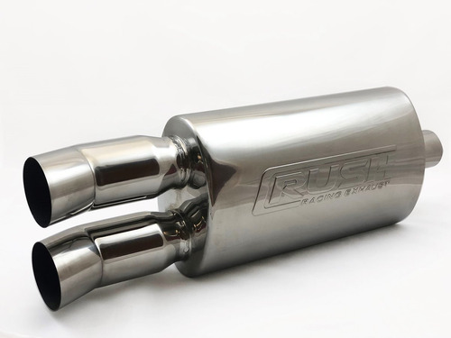 Escape Mofle Deportivo Acero Inoxidable Rush Racing Exhaust