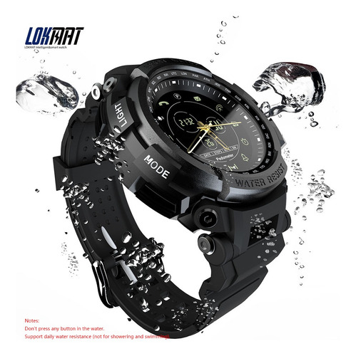 Lokmat Mk28 Reloj Inteligente Smart Watch Deporte Hombre Neg