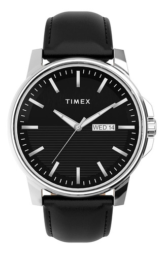 Reloj Timex Vestido Premium Para Hombre De 45 Mm - Correa Ne