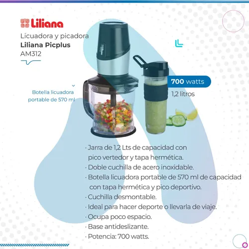 Licuadora liliana picplus am312 sale