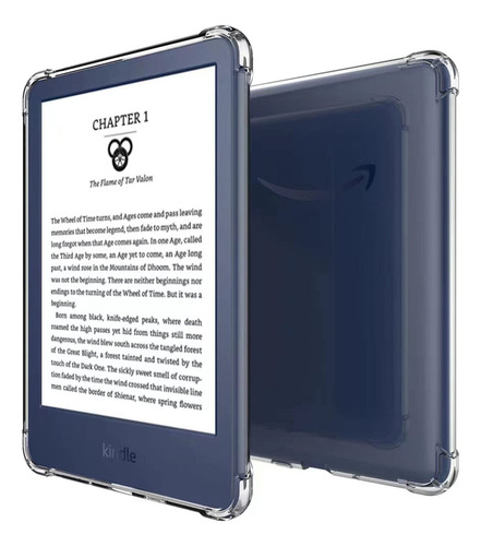 Funda Para Kindle 11gen 6 2022 Mod: C2v2l3 Transparente