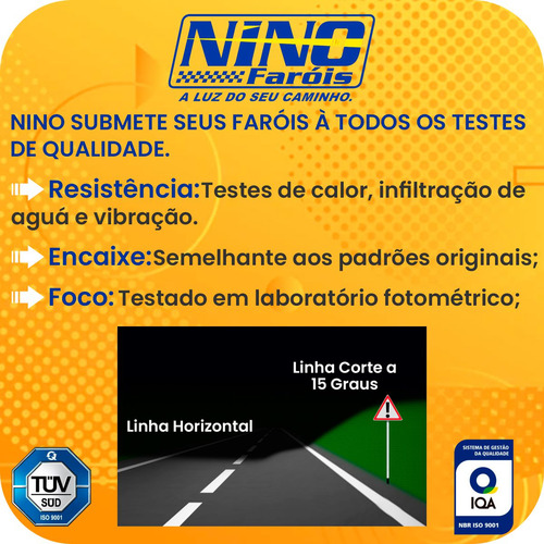 Par Farol D20 A20 C20 1993 94 A 1998 Lente Vidro + Lampadas