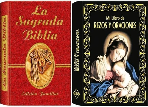 Oferta: Sagrada Biblia Católica + Libro De Rezos Y Oraciones