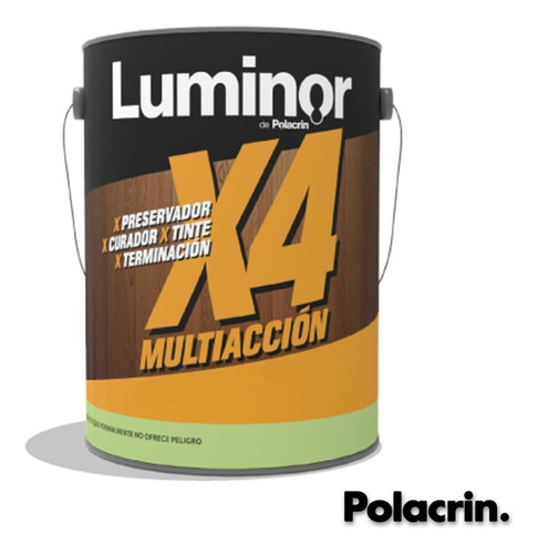 Pintura Madera Curador Alta Resistencia Polacrin 1lt Natural