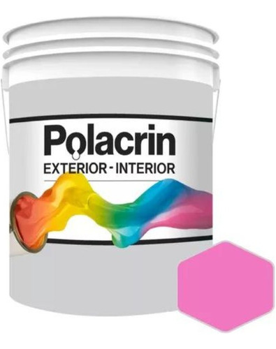 Pintura Latex Color Int Ext Lavable Cubritivo Polacrin 10lts