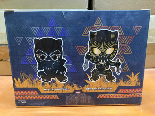 Black Panther & Erik Killmonger Marvel Hot Toys Cosbaby 488
