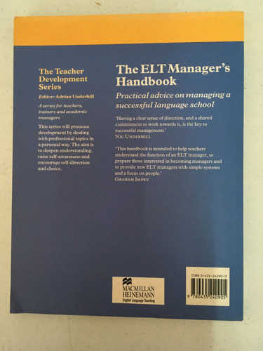 The Elt Manager´s Handbook