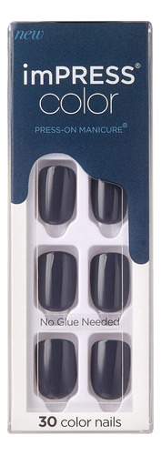 Set De 30 Uñas Press On - Marca Impress - Modelo Graytitude