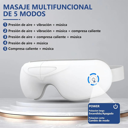 Masajeador De Ojos Eléctricos Mejora De La Visión Música