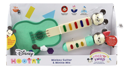 Disney Hooyay - Guitarra Musical De Mickey Mouse + Minnie M.