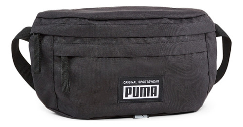 riñonera Puma Academy Waist Bag Color Negro morral