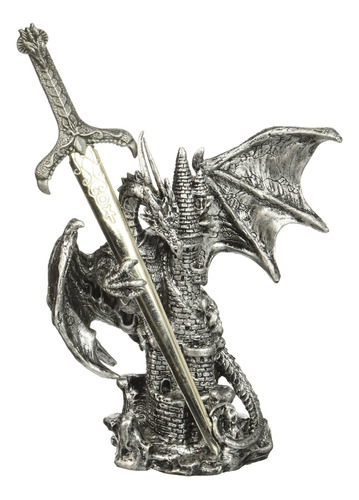 Coleccin Dragn Con Espada Fantasy Decoracin Figura Coleccion