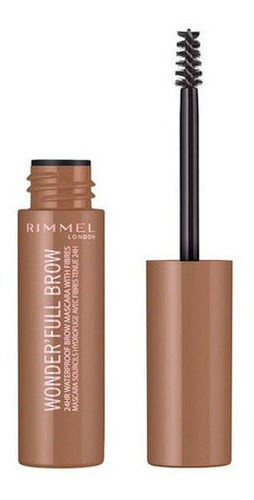 Imagen 2 de 4 de Mascara Para Cejas Rimmel Wonderfull Brow 24hs Waterproof