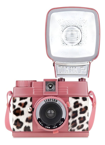 Cámara Lomography Diana Mini con Flash leopard