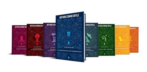 SHERLOCK HOLMES COLECCIÓN COMPLETA - 8 VOLS, de CONAN DOYLE, SIR ARTHUR. Editorial Del Fondo, tapa blanda en español, 2019