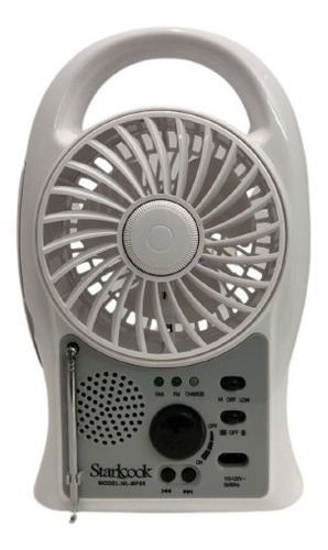 Ventilador Recargable 5 Starkcook Mod Nl-mf05