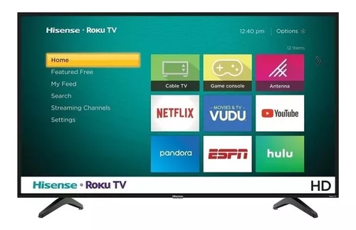 Pantalla Hisense Smart Roku TV 50 pulg. 50R6000GM Led 4K UHD