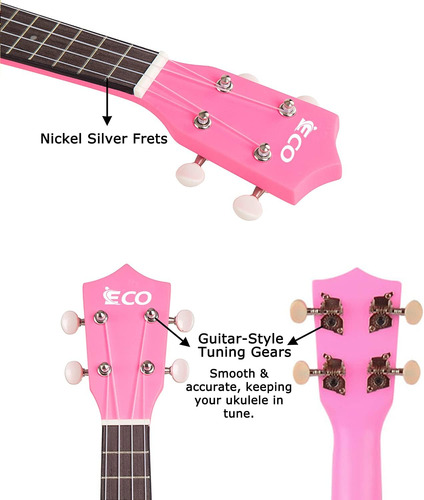 Kit Para Principiantes De Ukelele Soprano Ieco Para Niños Y