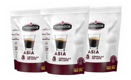 90 Cápsulas Café Asia Compatible Nespresso® Café Fundador