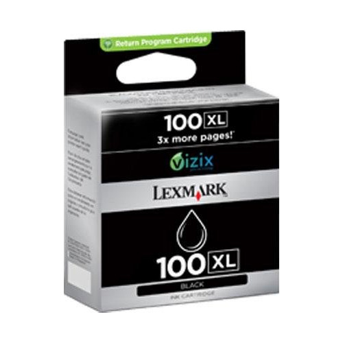 Lexmark 100 x L (14 n) Negro De Alto Rendimiento Oem Genu.