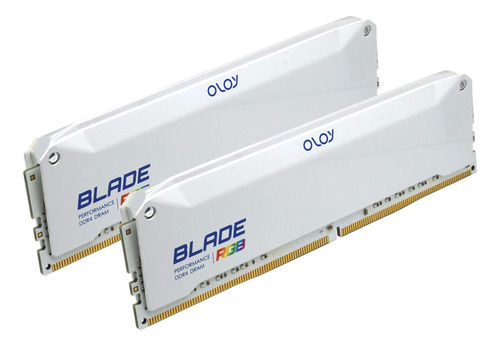 Oloy Ddr4 Ram 16gb (2x8gb) Hoja Blanca Rgb 3200 Mhz Cl16 1.3