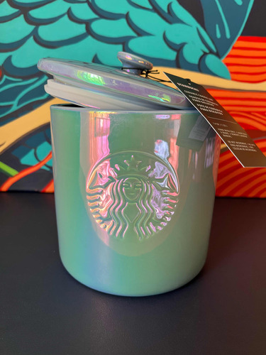 Starbucks - Galletera Cerámica / Pascua 1.4 Litros Azul Nuev