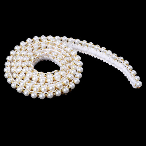 E 2x1 Yarda 15 Mm Cinta De Encaje De Perlas Para Decorar