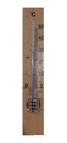 Termometro De Ambiente Temperatura Interior Tfa Madera 15 Cm