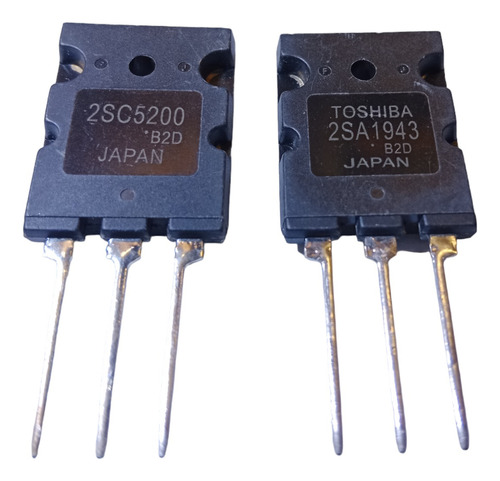 Transistor Toshiba  2sa1943 + 2sc5200  Par ( 2 Unidades)