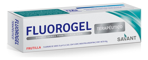 Fluorogel Pasta Dental Terapeutico Sabor Frutilla Pack X2