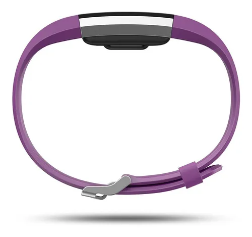 Pulsera Fitbit Charge 2 Heart Rate Fitness, Ciruela, Grande