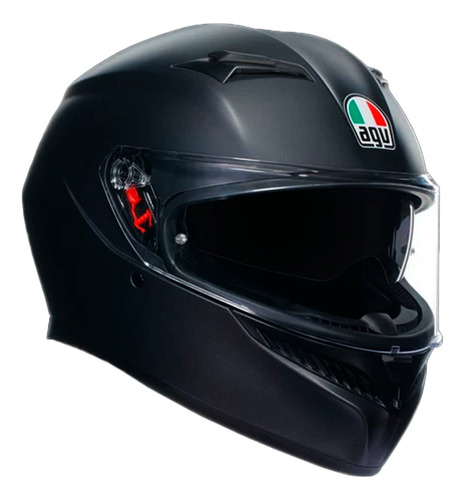 Casco Integral Moto Agv K3 Negro Matte / Pinlock