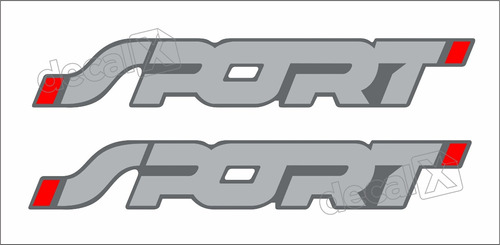 Par Adesivos Compatível Ranger Sport 2016 2017 Emblema F608