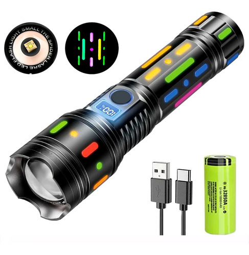 Lanterna Led Gt60 Multifuncional 5000m Super Potente G85